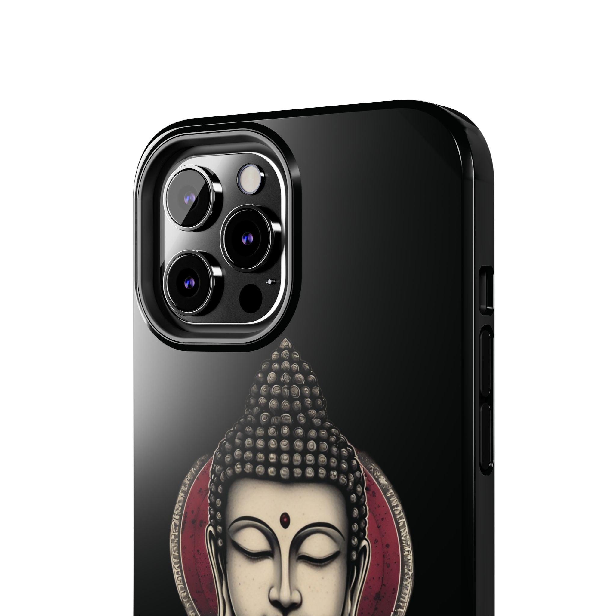 Buddha Floral Tough Phone Case — Protective Spiritual Phone Cover