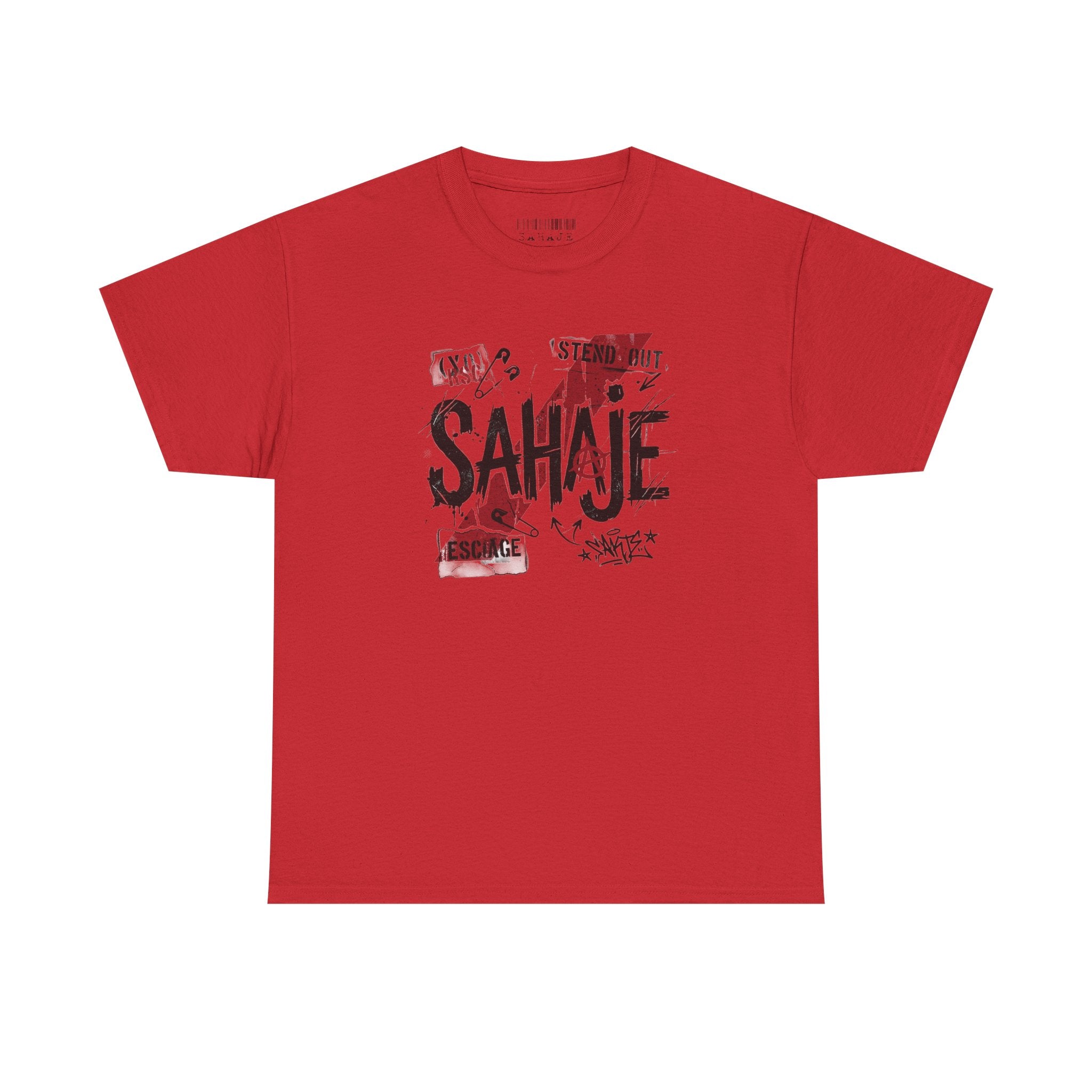 Sahaje Graphic Tee — Street Art Urban Casual T-Shirt
