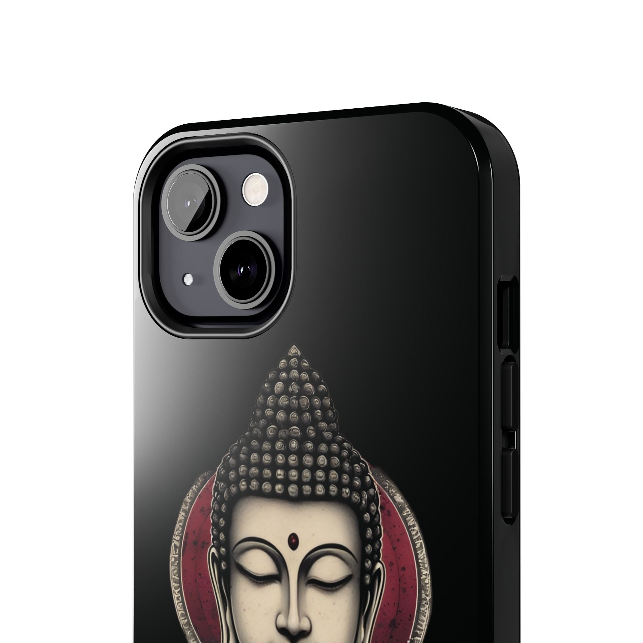 Buddha Floral Tough Phone Case — Protective Spiritual Phone Cover