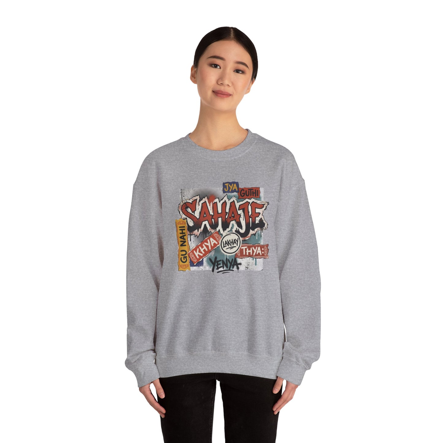 Sahajee Graphic Crewneck Sweatshirt — Urban Tagline Streetwear