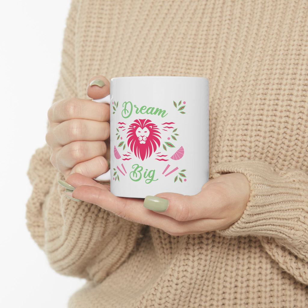 Floral Inspirational Ceramic Mug - Perfect Gift for Tea Lovers, Coffee Enthusiasts, Spring Decor, Self-Care, Home Office