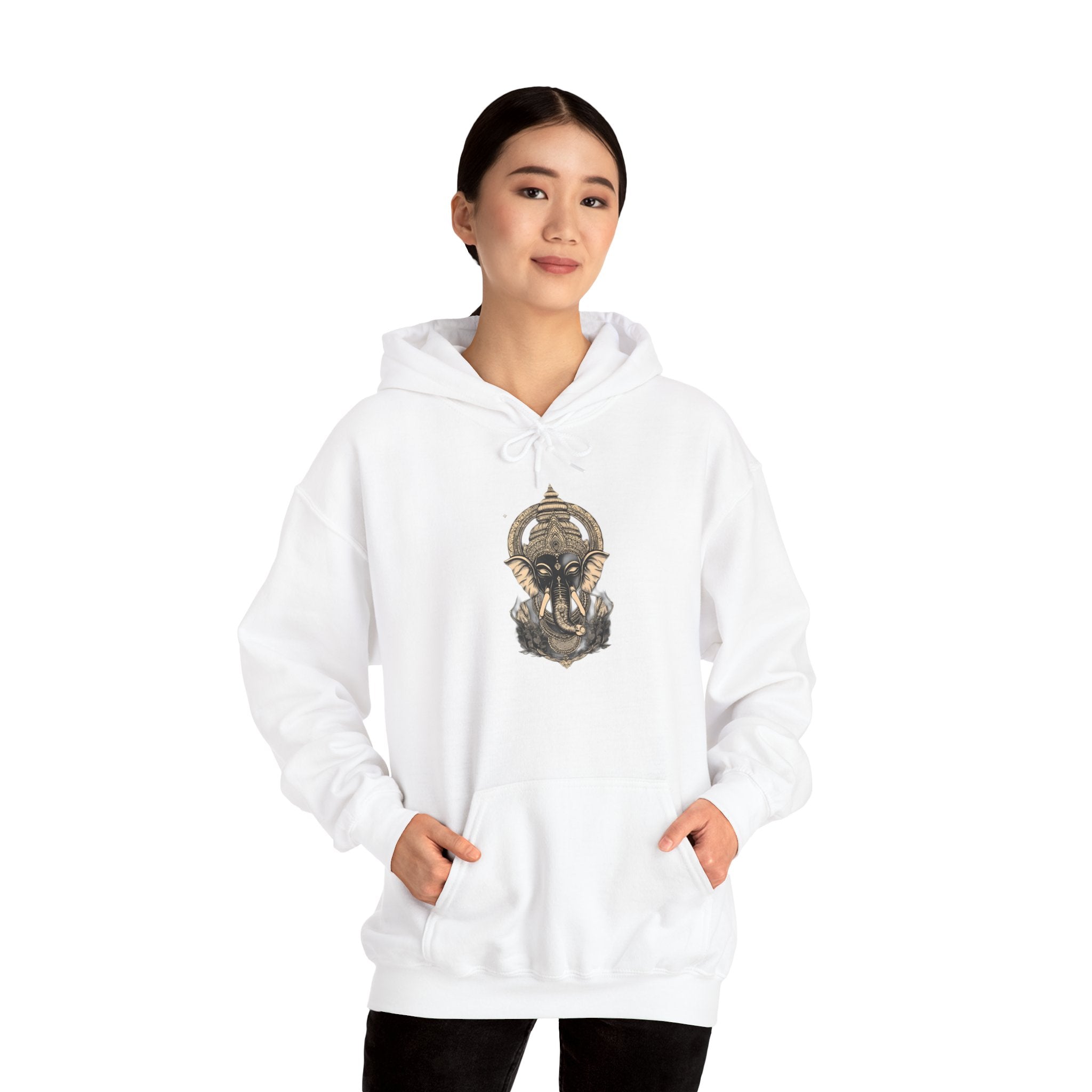 Egyptian Pharaoh Helmet Hoodie — Ancient Warrior Graphic Sweatshirt