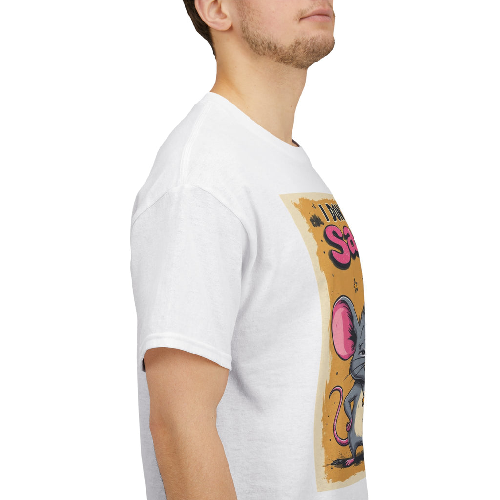 I Don't Give A Snair! Tee — Funny Mouse & Cat Graphic T-Shirt
