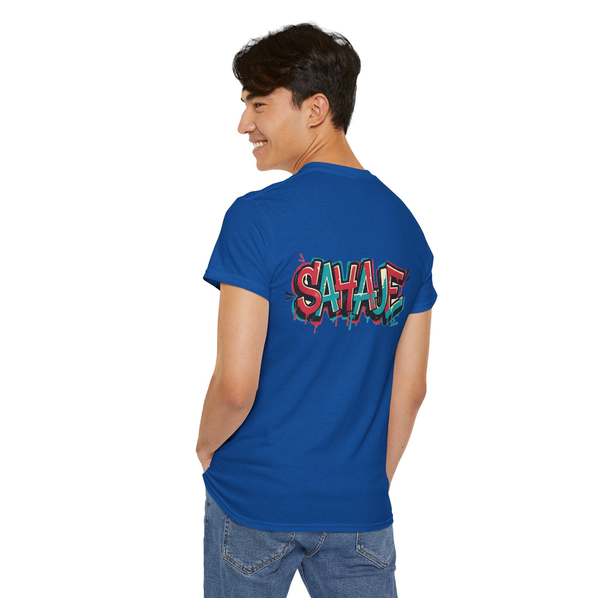Graffiti "SAVAJE" Tee - Urban Streetwear Graphic T-Shirt
