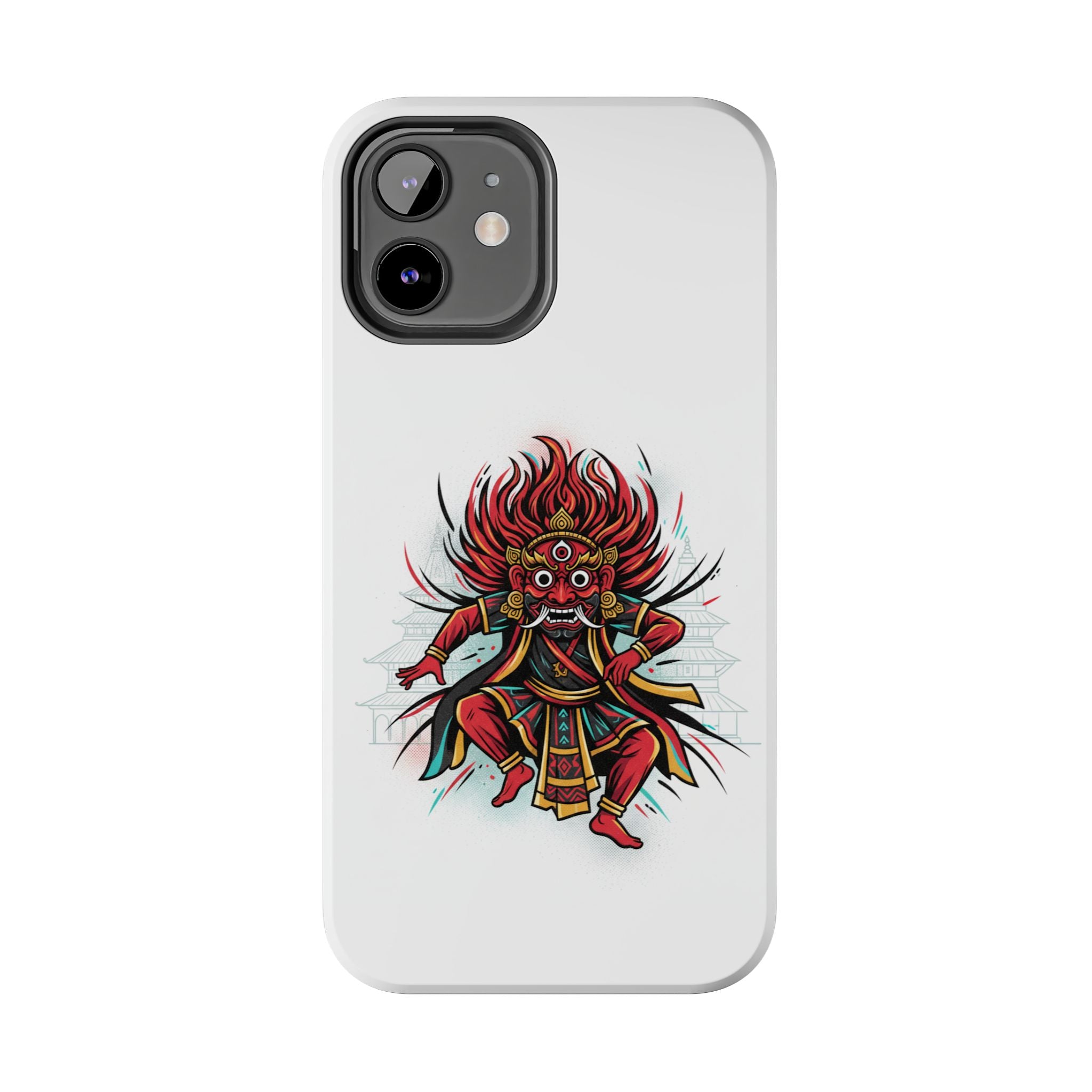 Bhairava Tough Phone Case — Bold Hindu Deity Protective Cover