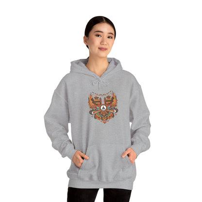 Spiritual Mandala Buddha Hoodie — Colorful Meditation Graphic Sweatshirt