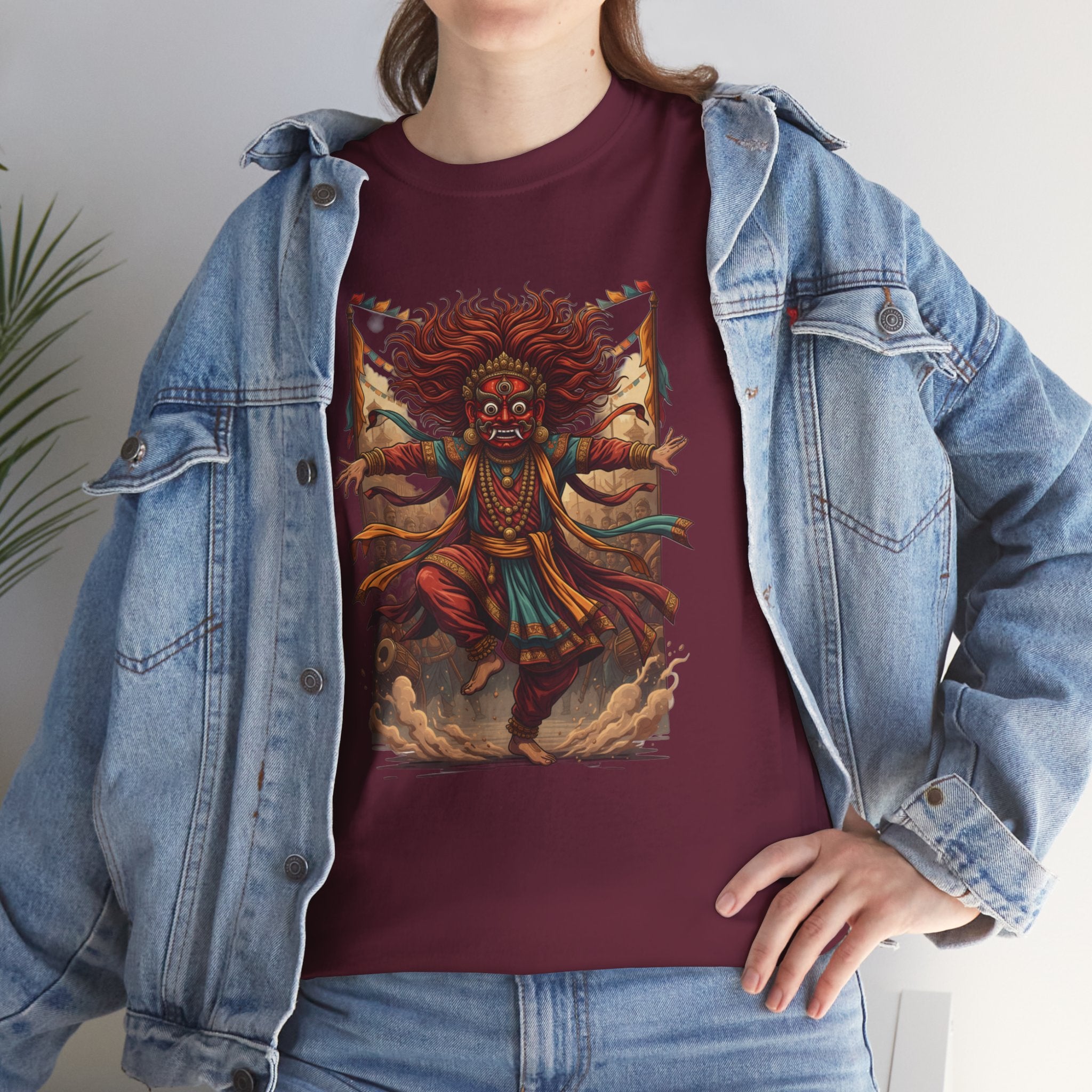T-Shirt — Tribal Dancer Graphic Tee (Native Spirit Warrior Art)