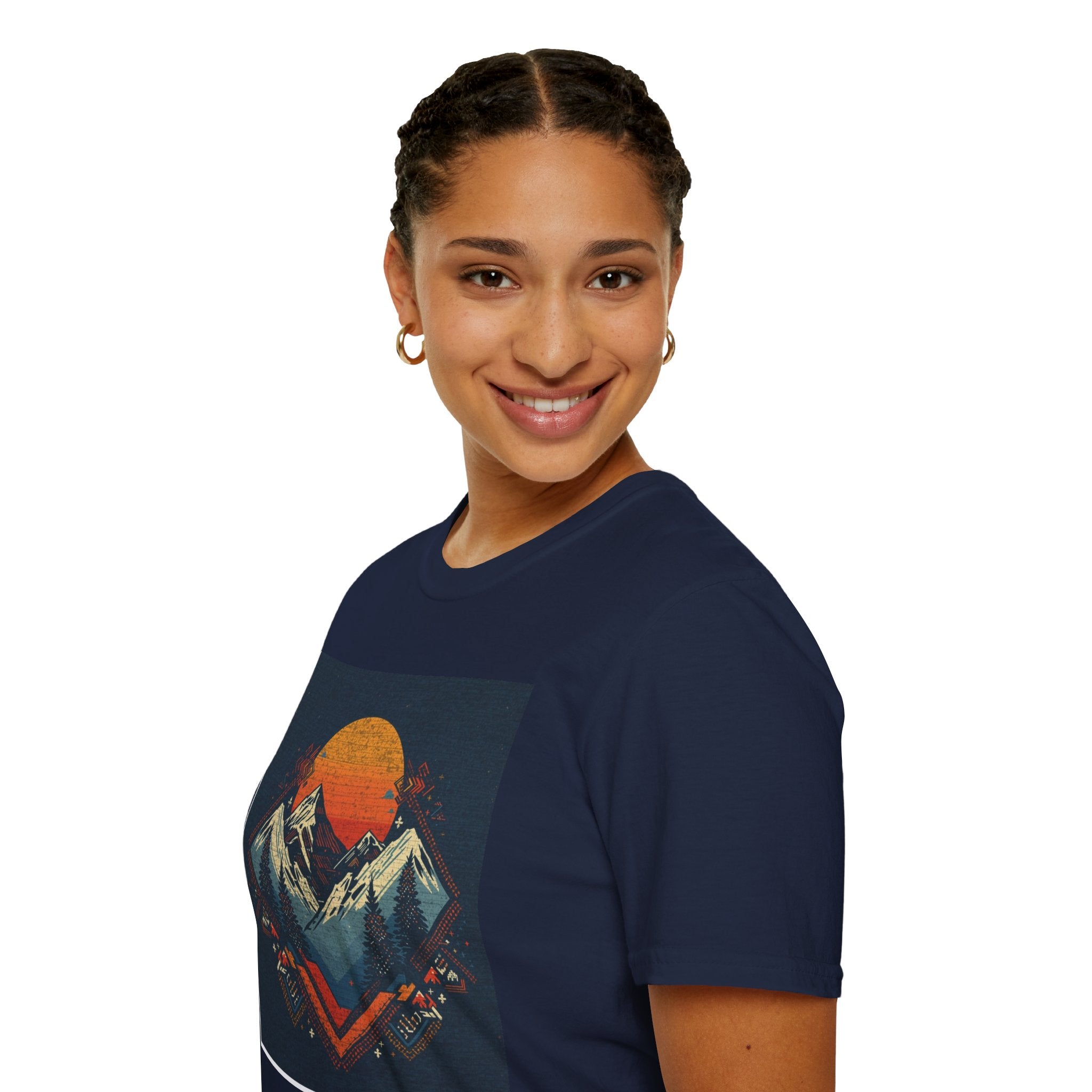 Retro Mountain Sunset T-Shirt