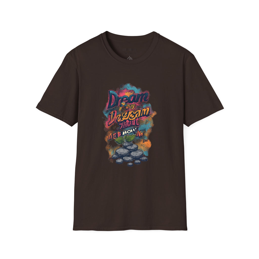 Dream Bigger Graphic T-Shirt — "Dream. Design. Do." Inspirational Tee