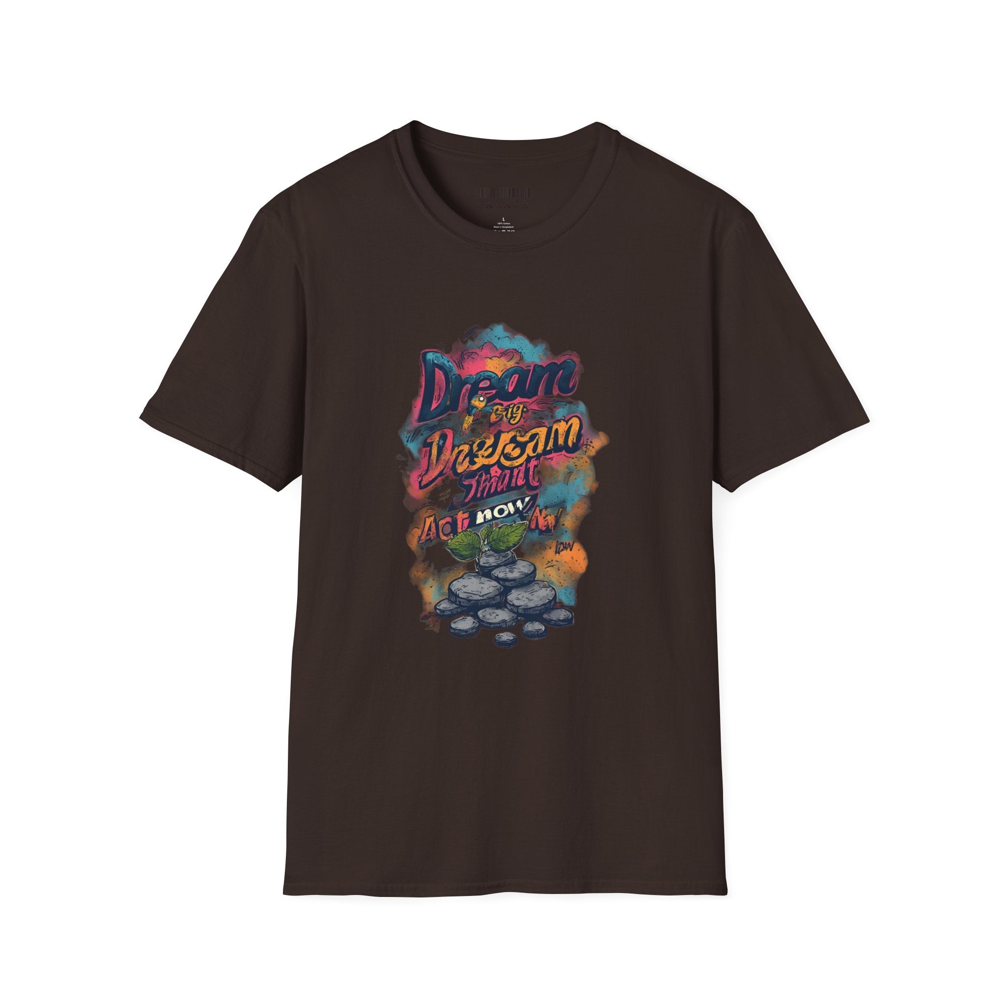 Dream Bigger Graphic T-Shirt — "Dream. Design. Do." Inspirational Tee
