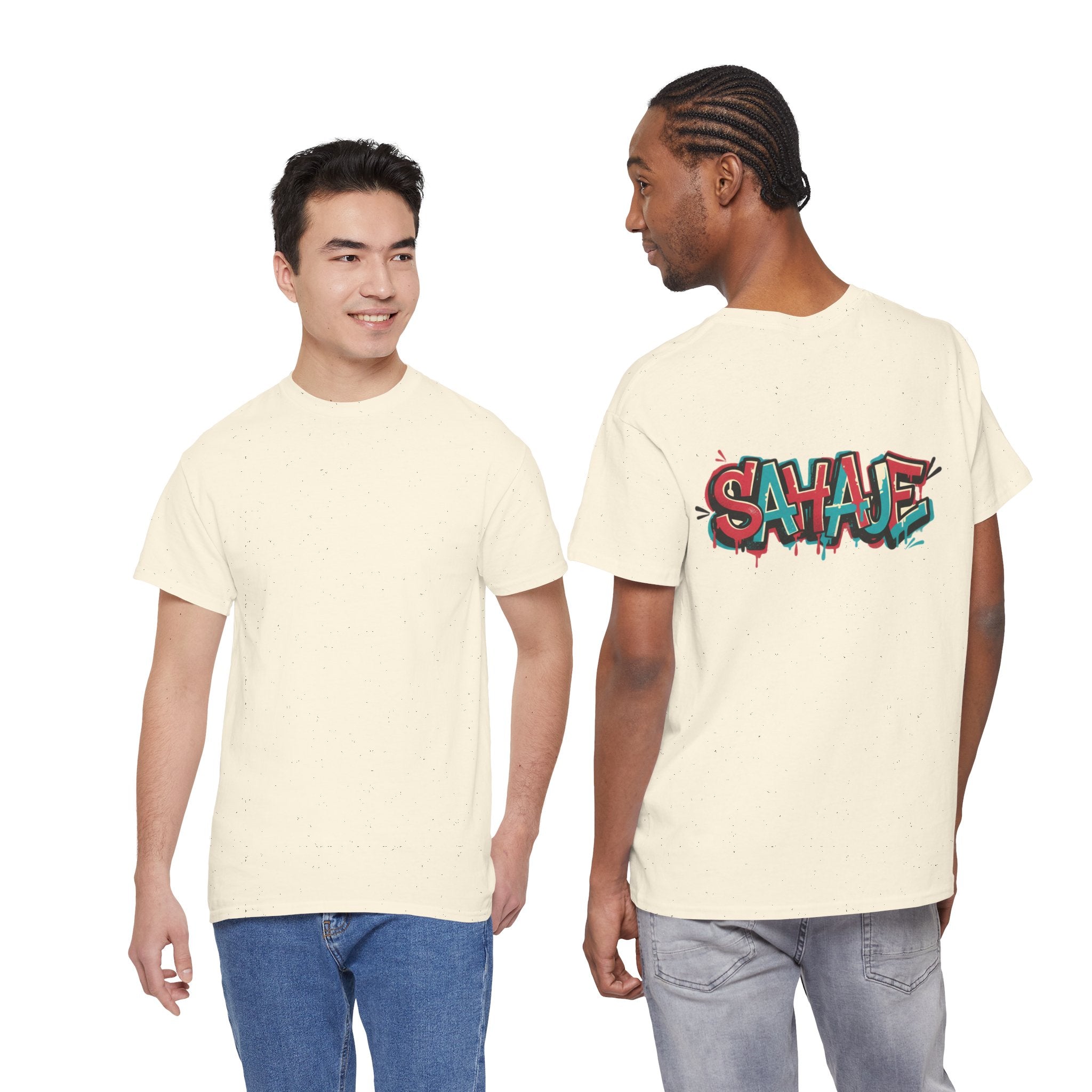 Graffiti "SAVAJE" Tee - Urban Streetwear Graphic T-Shirt