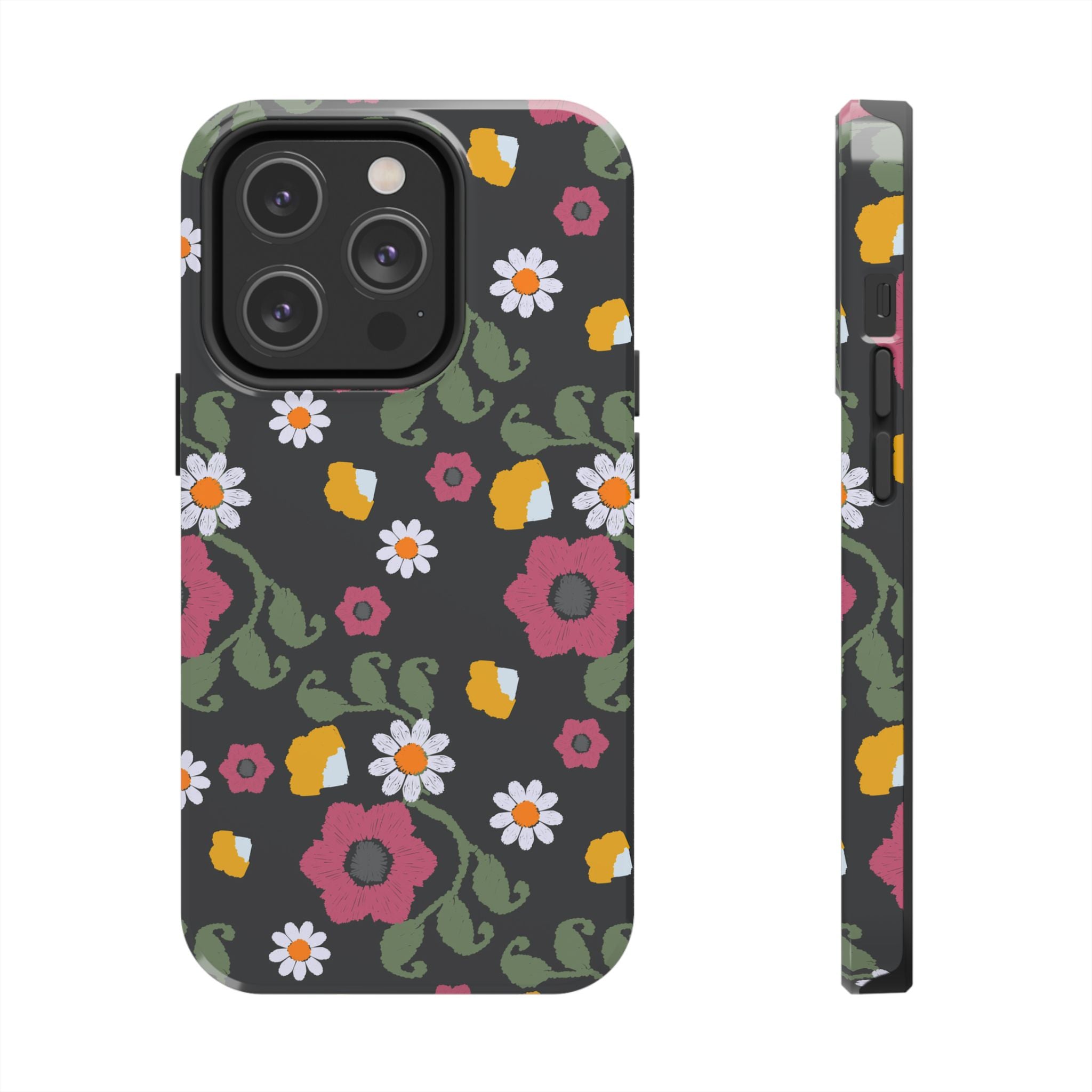 Floral Tough Phone Cases | Vibrant Protection for Everyday Use | Gift for Her, Trendy Accessories, Birthday, Mother's Day
