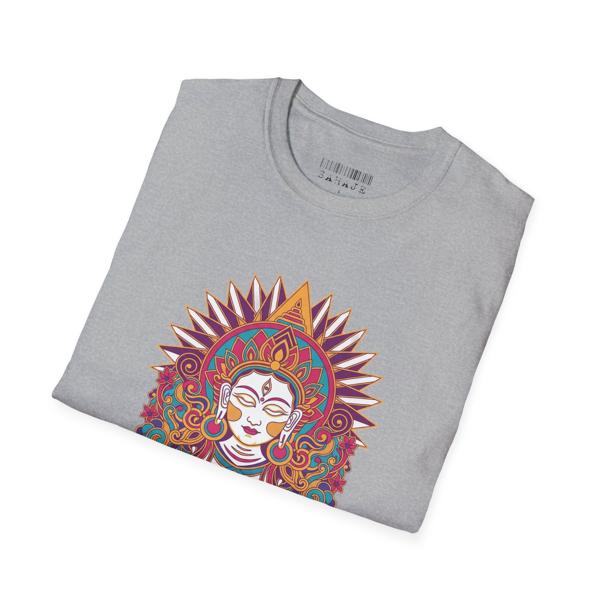 Mystic Goddess Mandala T-Shirt — Colorful Boho Spiritual Tee