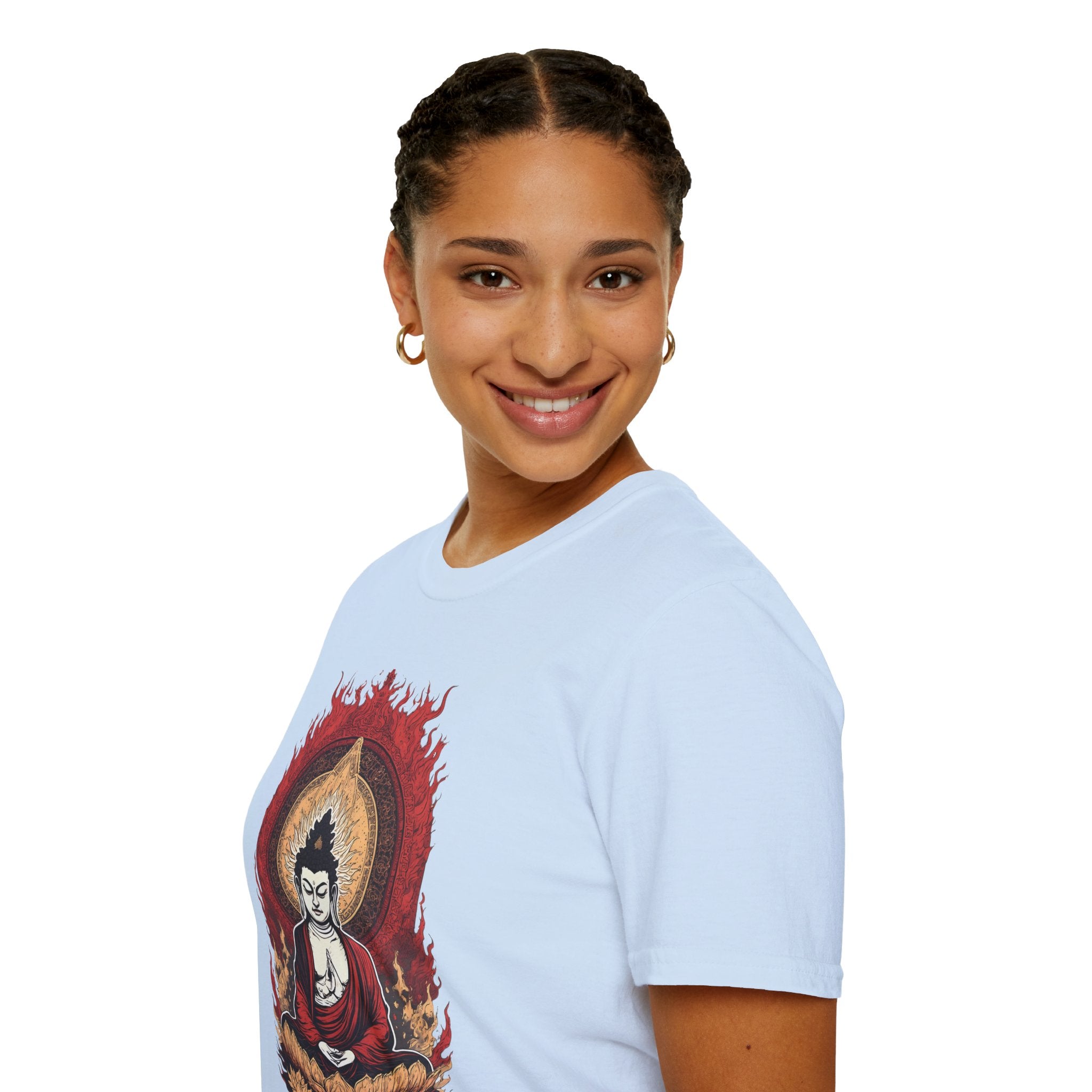 Buddha Lotus Meditation T-Shirt — Zen Buddhist Graphic Tee