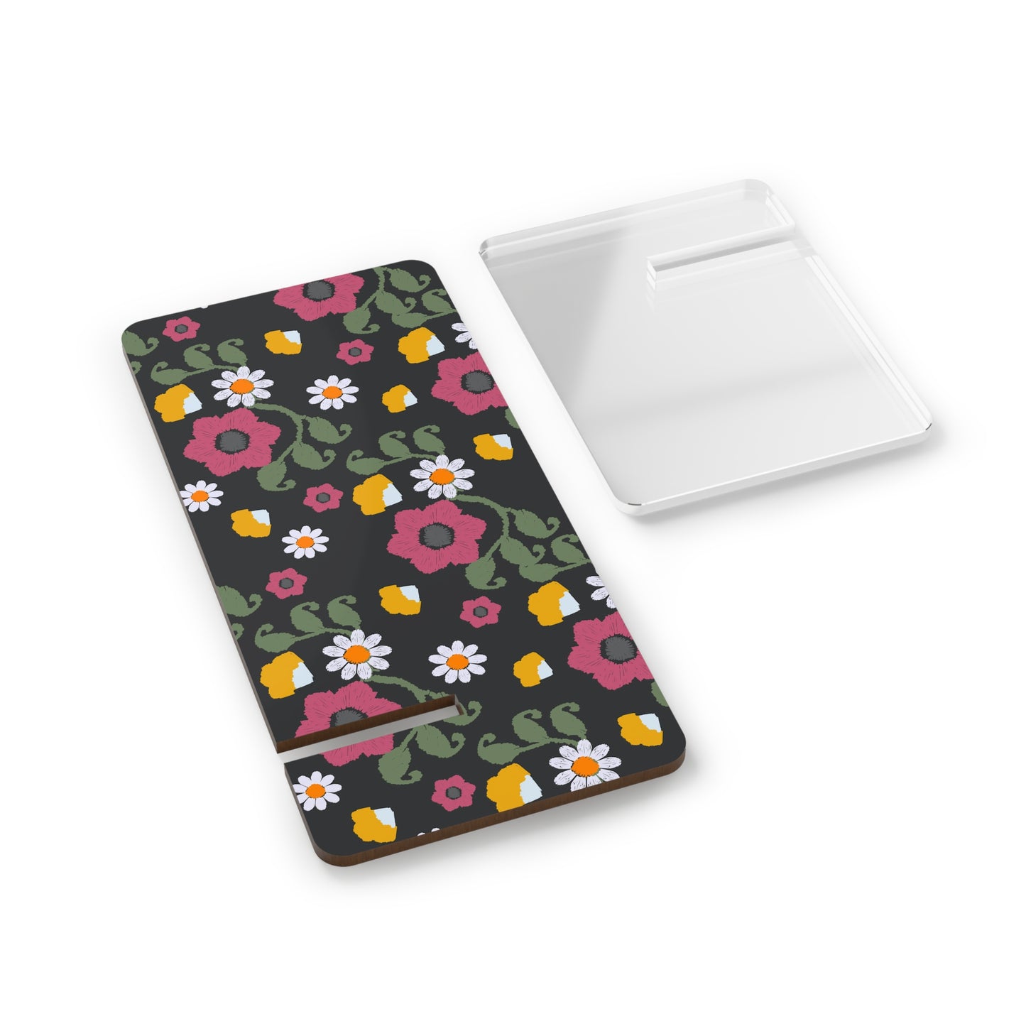 Floral Mobile Display Stand, Phone Holder for Desk, Cute Tech Accessory, Home Office Decor, Gift for Her, Phone Stand