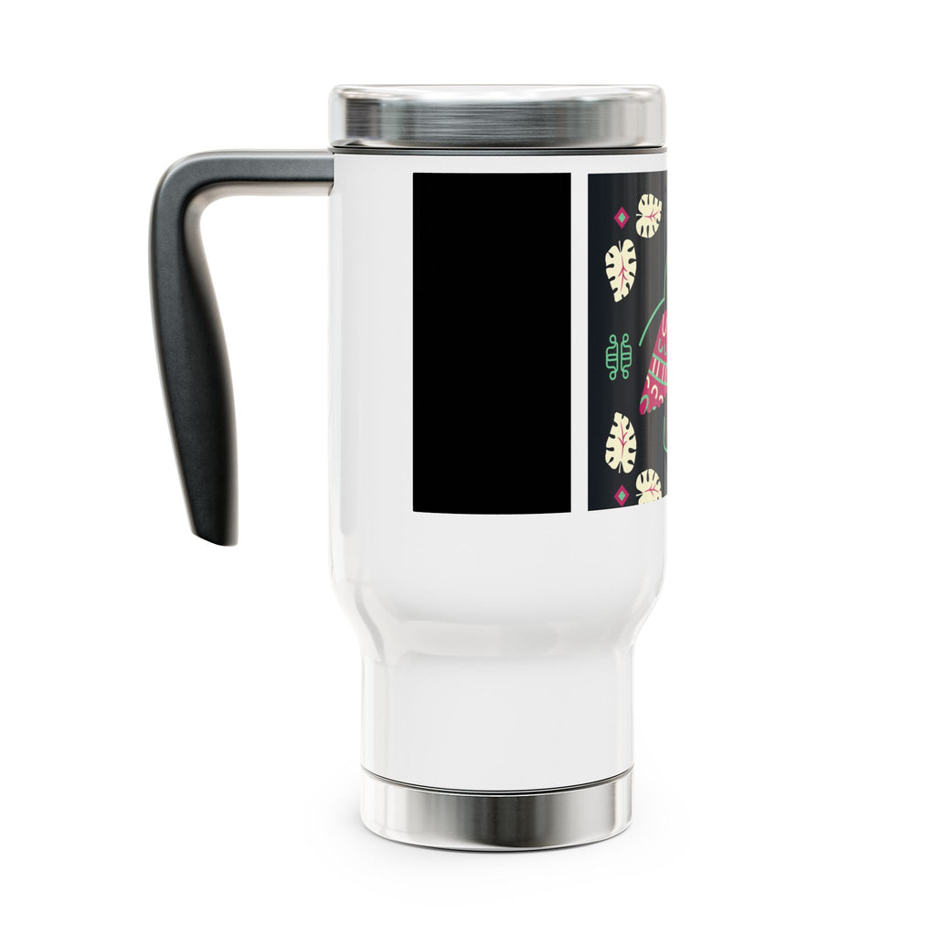 Vibrant Travel Mug: Perfect for Road Trips, Gifts, Eco-Friendly Coffee, Outdoor Adventures, Holiday Cheer