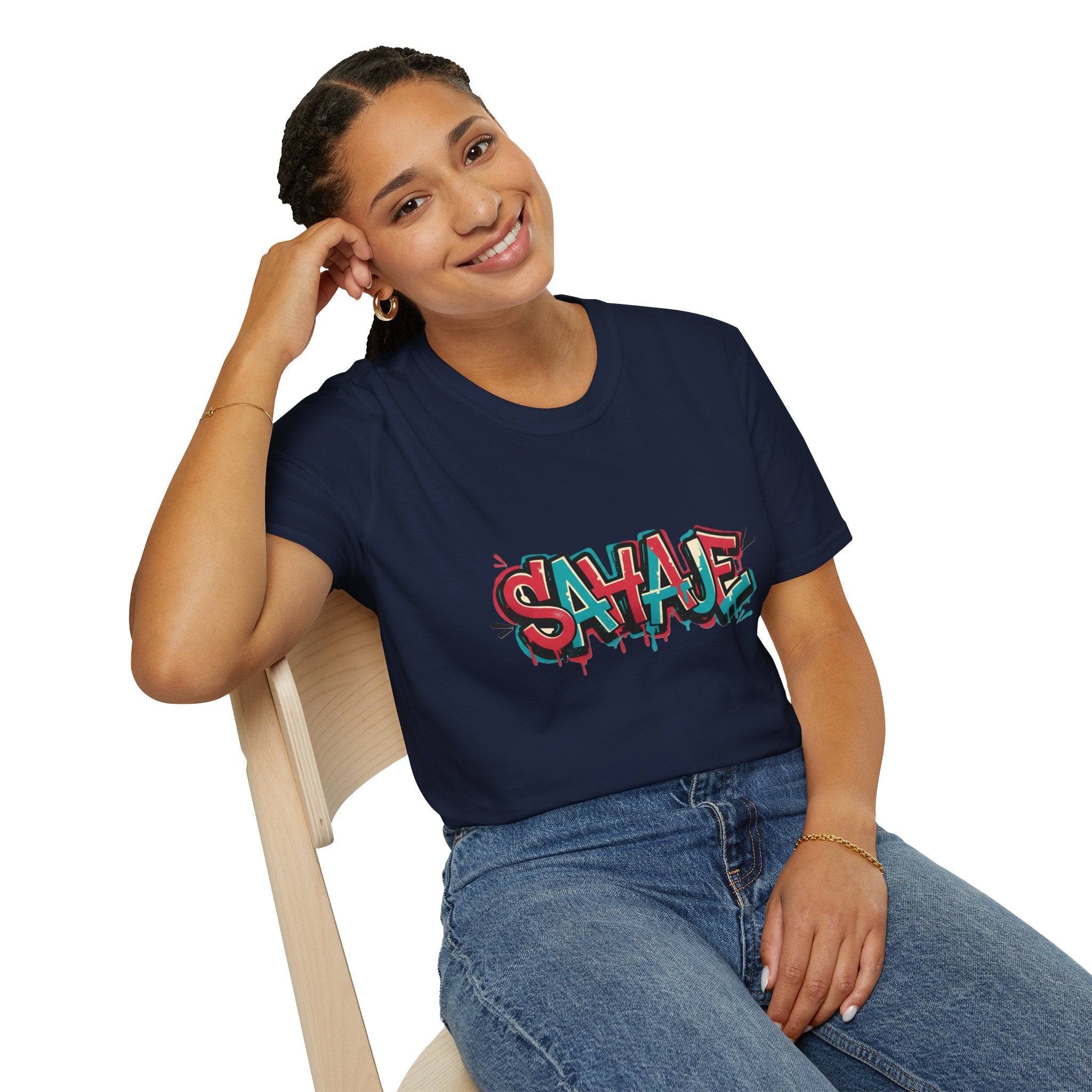 Graffiti 'SAVAGE' Tee — Urban Streetwear Graphic T-Shirt