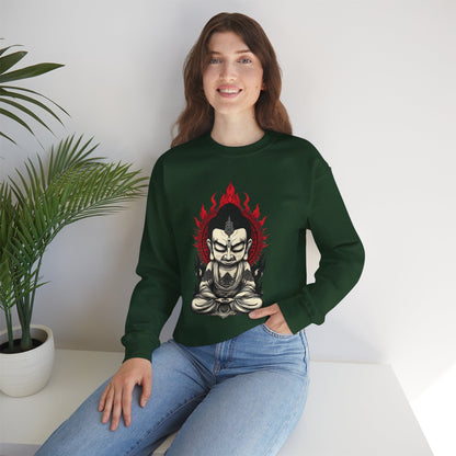 Buddha Flame Crewneck Sweatshirt
