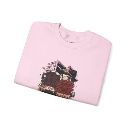 Crewneck Sweatshirt — Vintage Camper Roadtrip Illustration ("Where's Every Place I’ve Been, and Every Place I’m Going")