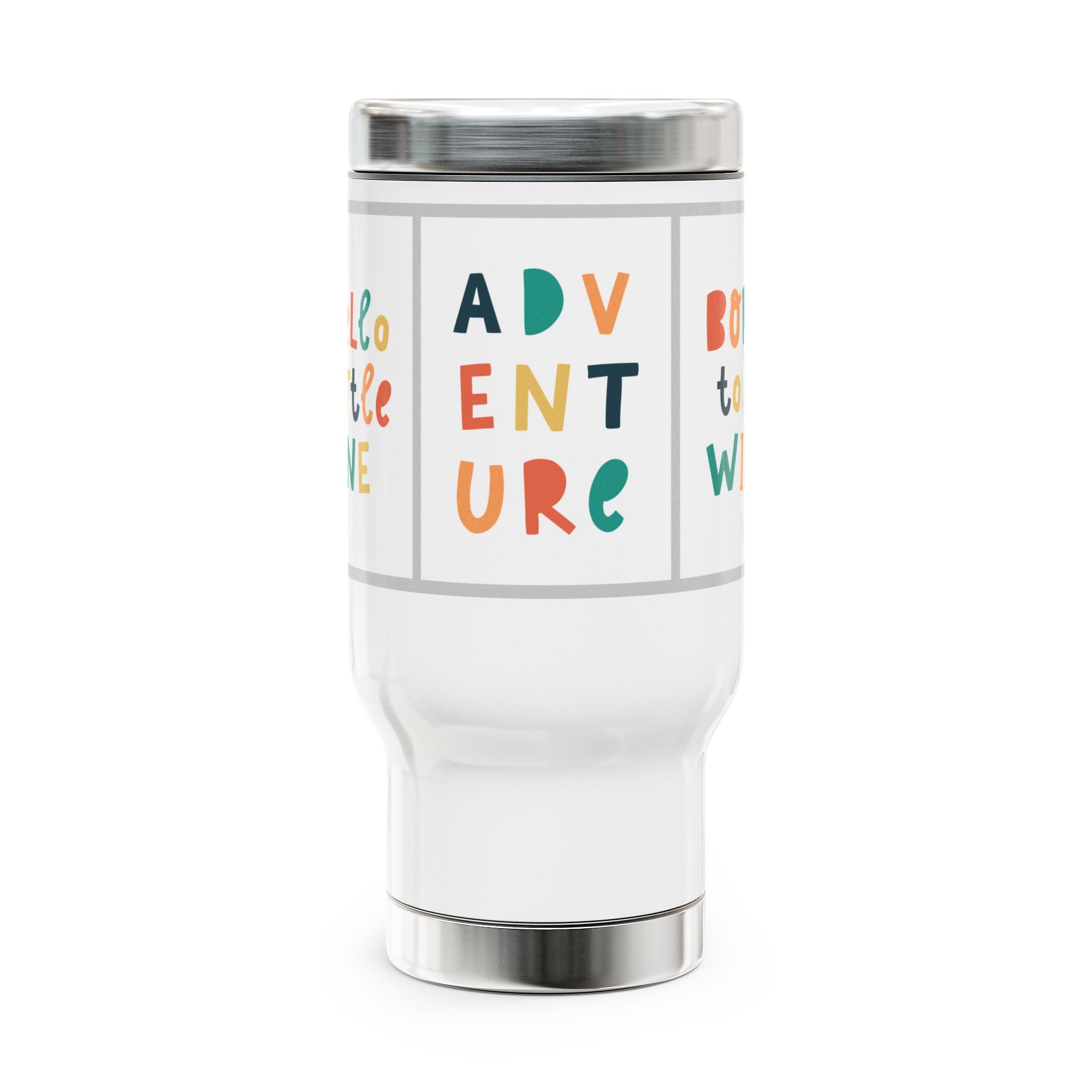 Adventurous Travel Mug: Perfect Gift for Adventurers, Travelers, Birthdays, Holidays, Coffee Lovers