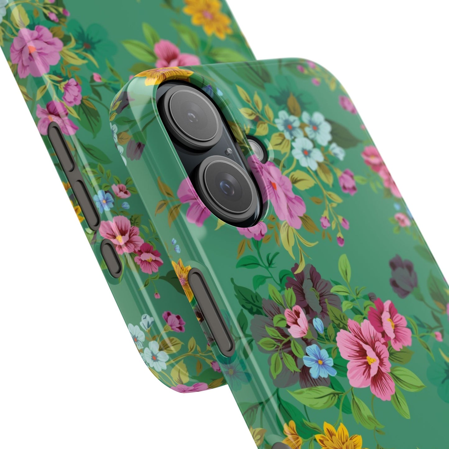 Floral Slim Phone Case - Cute Botanical Design, Gift for Spring, Nature Lovers, Customizable Phone Cover, Trendy Accessories, Flower Power