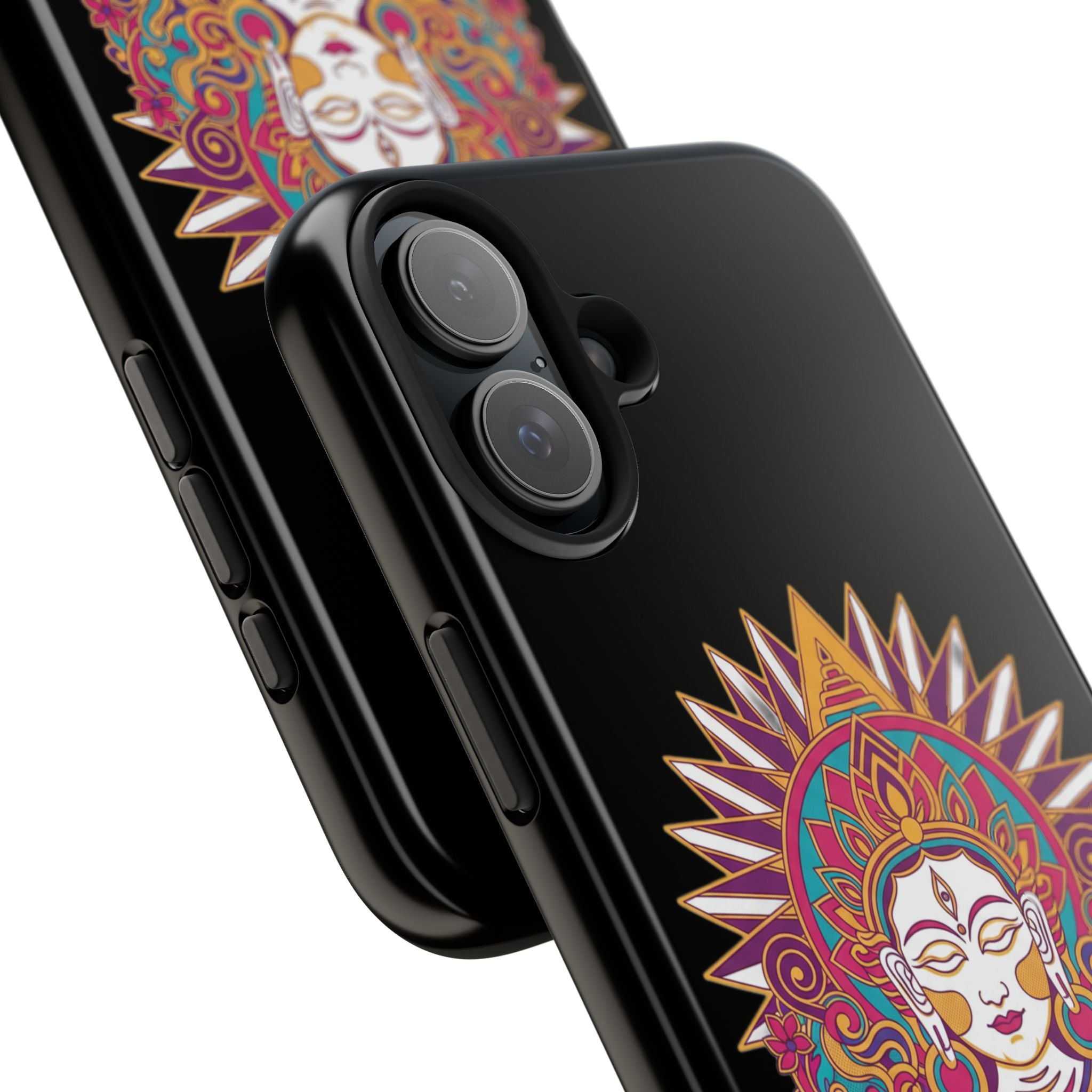 Buddha Mandala Tough Phone Case — Protective Spiritual iPhone Cover