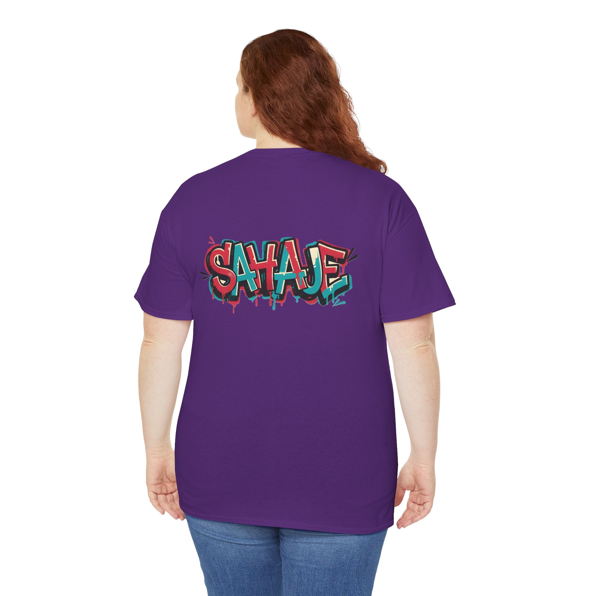 Graffiti "SAVAJE" Tee - Urban Streetwear Graphic T-Shirt