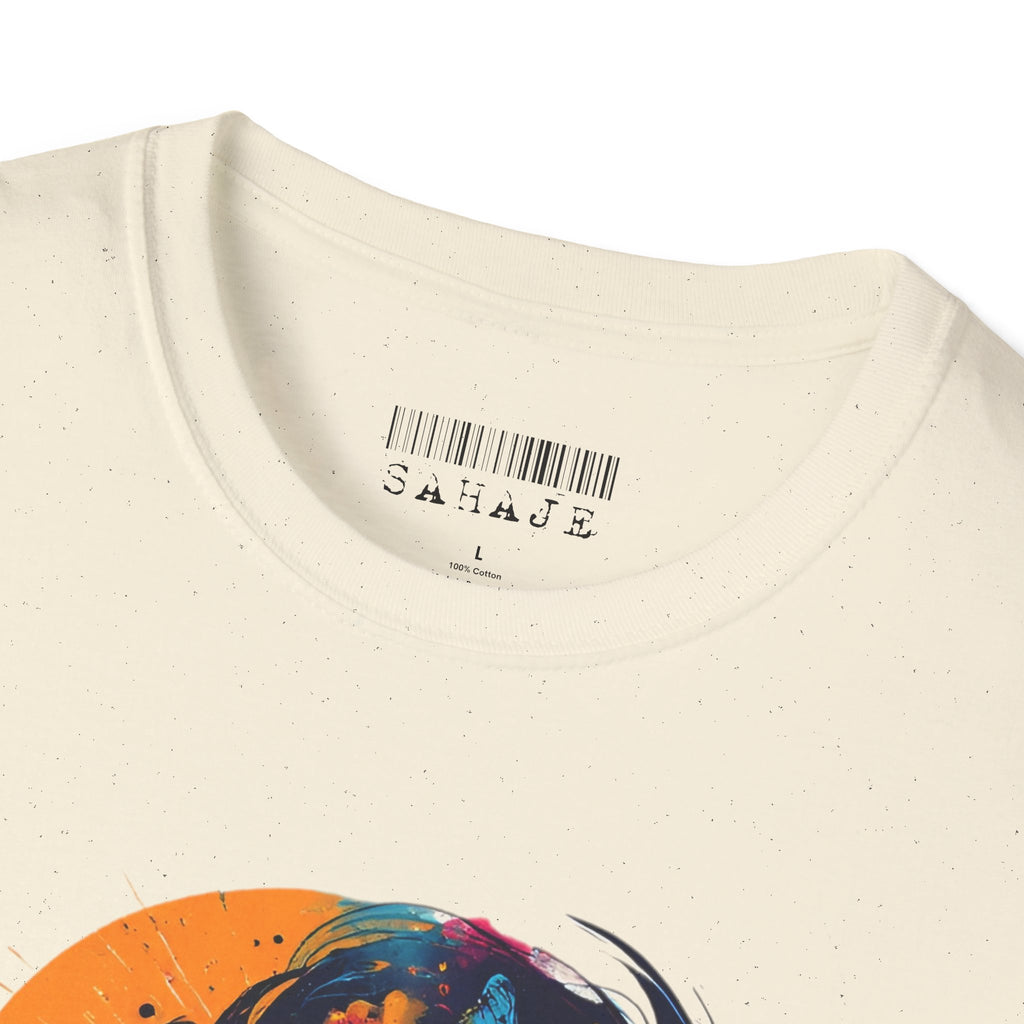 Butterfly Silhouette T-Shirt — Colorful Psychedelic Profile Tee