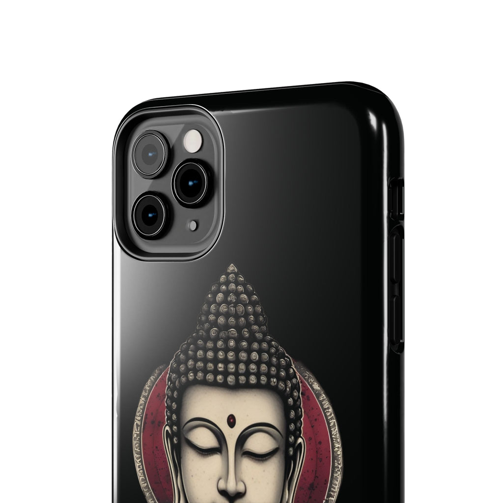 Buddha Floral Tough Phone Case — Protective Spiritual Phone Cover