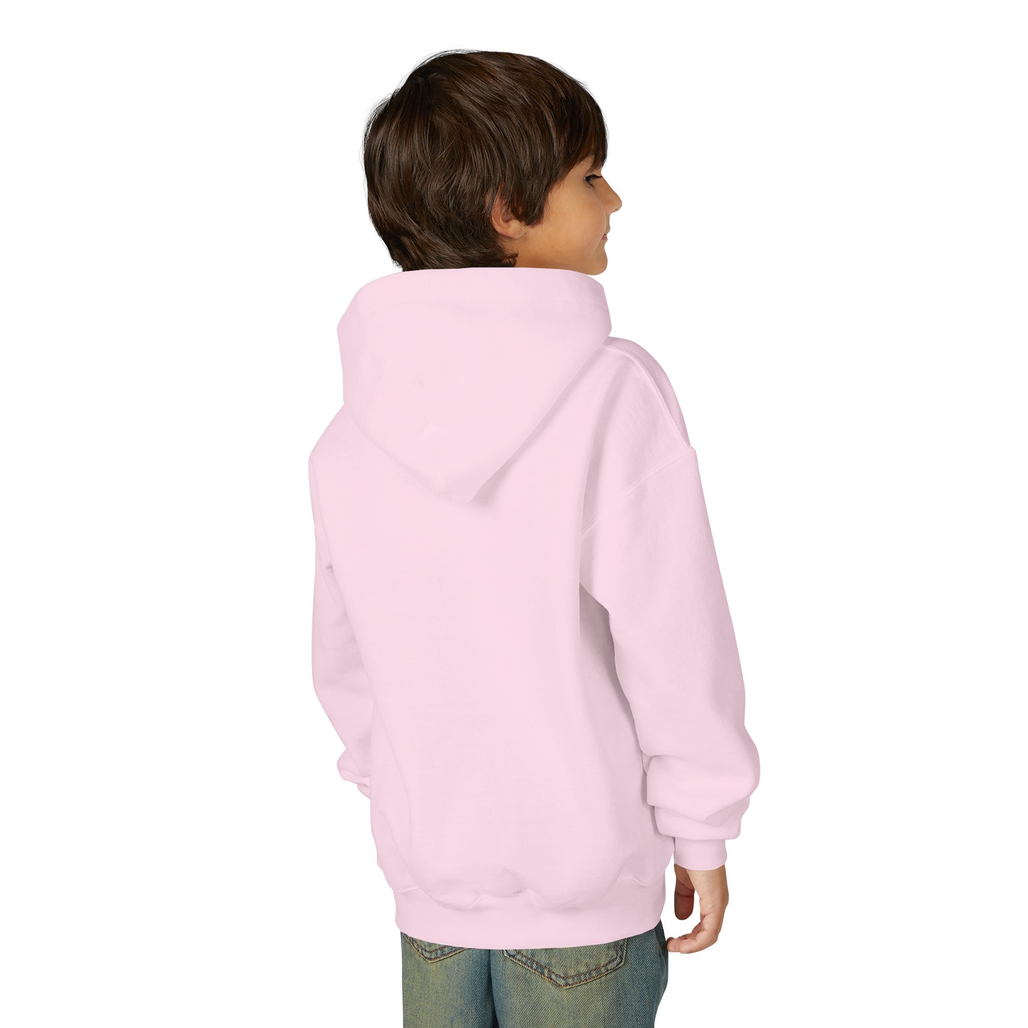 Youth Hoodie — Flaming Meditating Demon Graphic