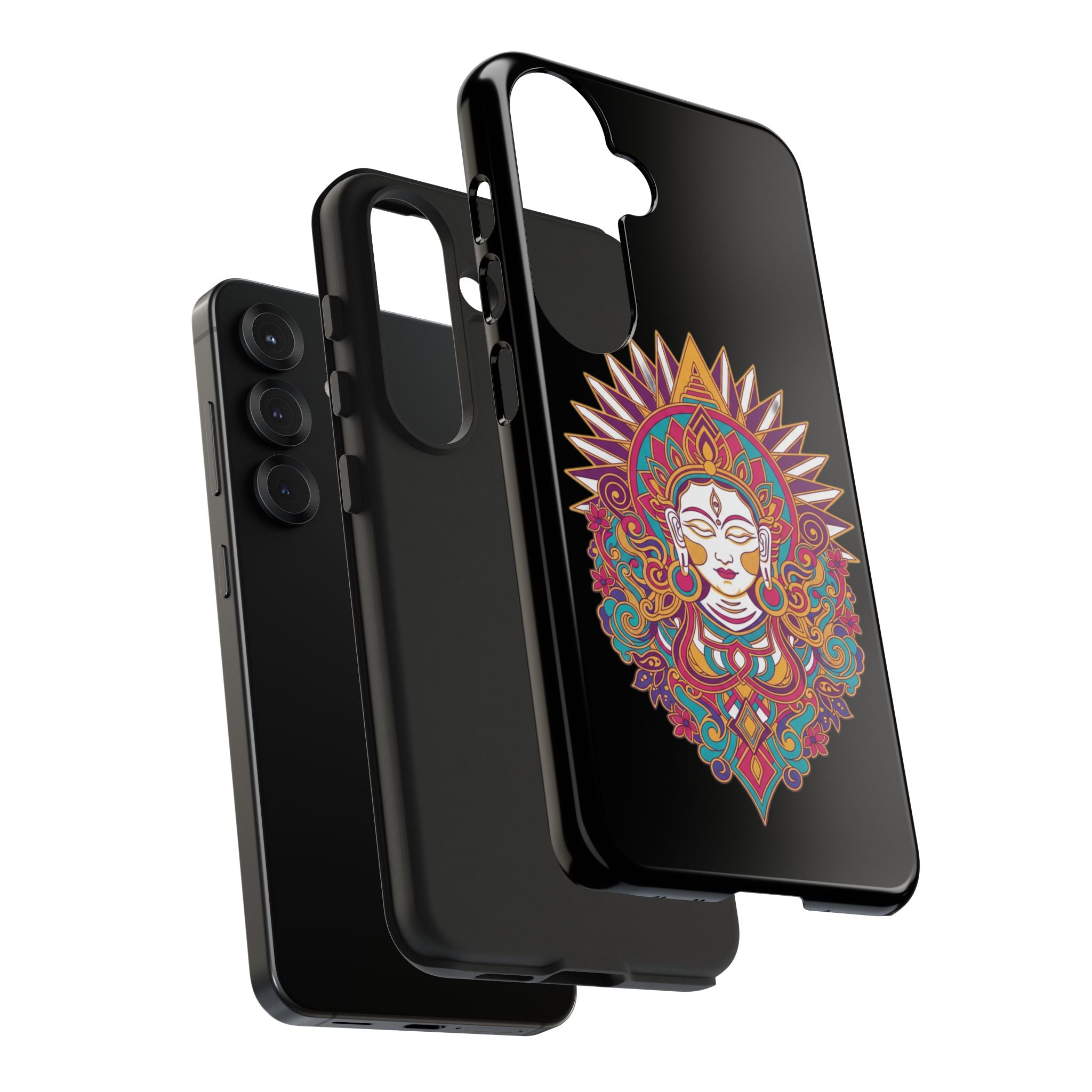 Buddha Mandala Tough Phone Case — Protective Spiritual iPhone Cover