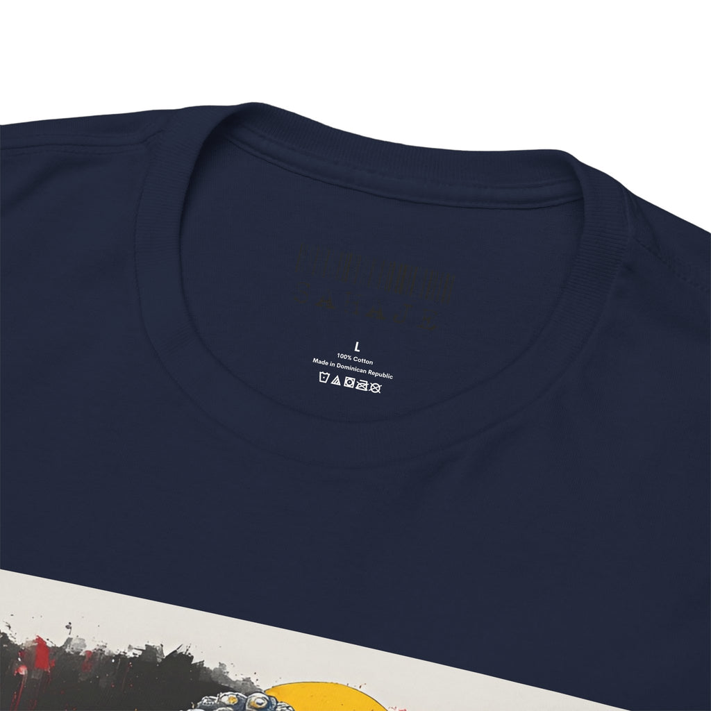 Buddha Peace Tee — Colorful Buddha & Doves Graphic T-Shirt
