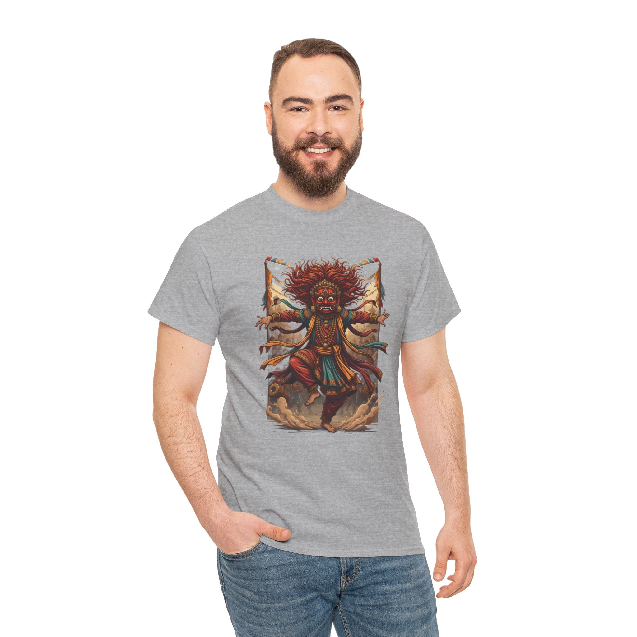 T-Shirt — Tribal Dancer Graphic Tee (Native Spirit Warrior Art)