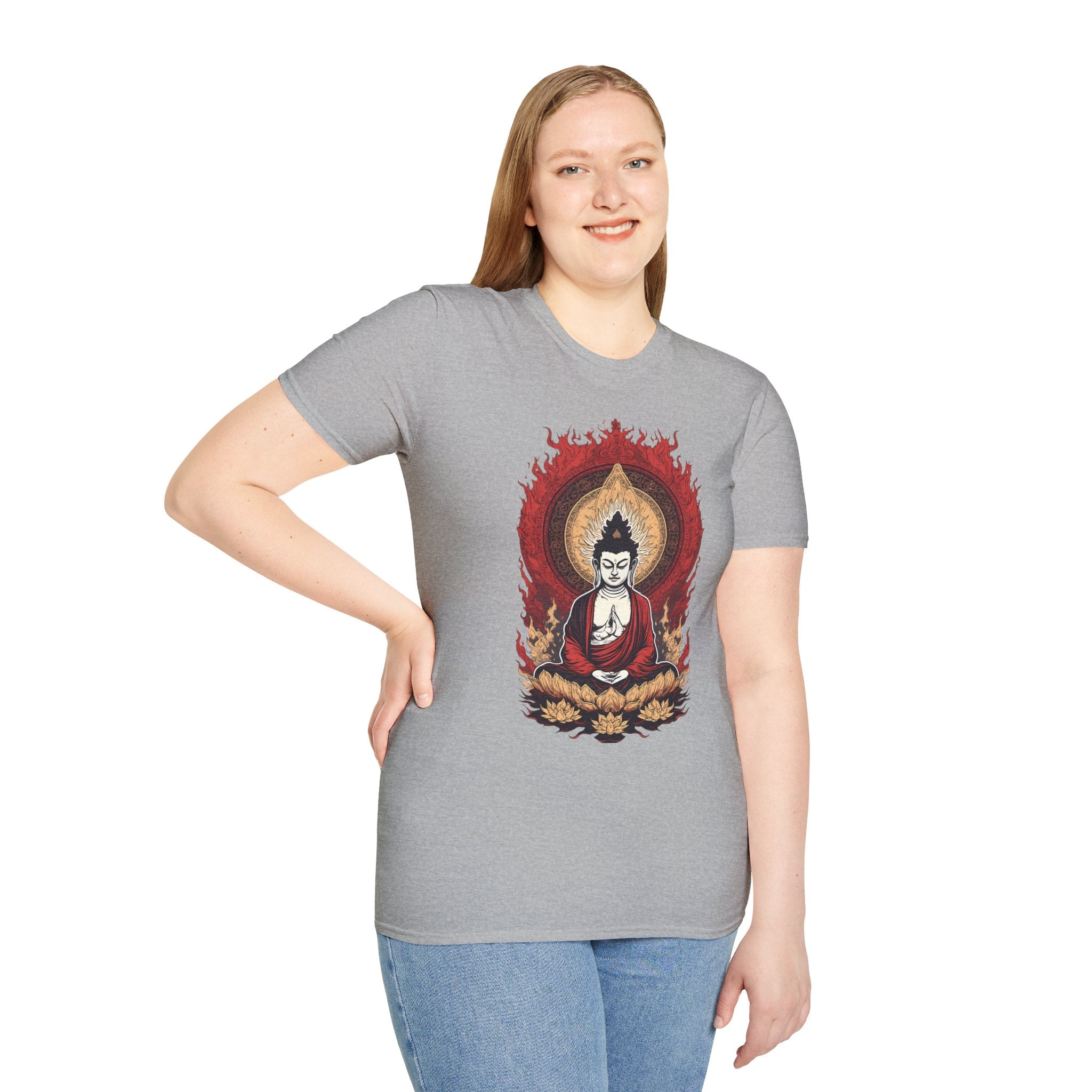 Buddha Lotus T-Shirt — Meditative Zen Graphic Tee