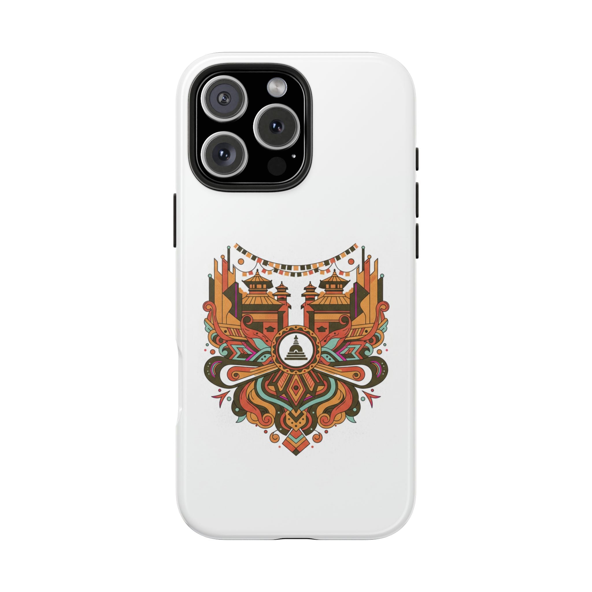 Tough Phone Case — Vintage Temple Mandala Design