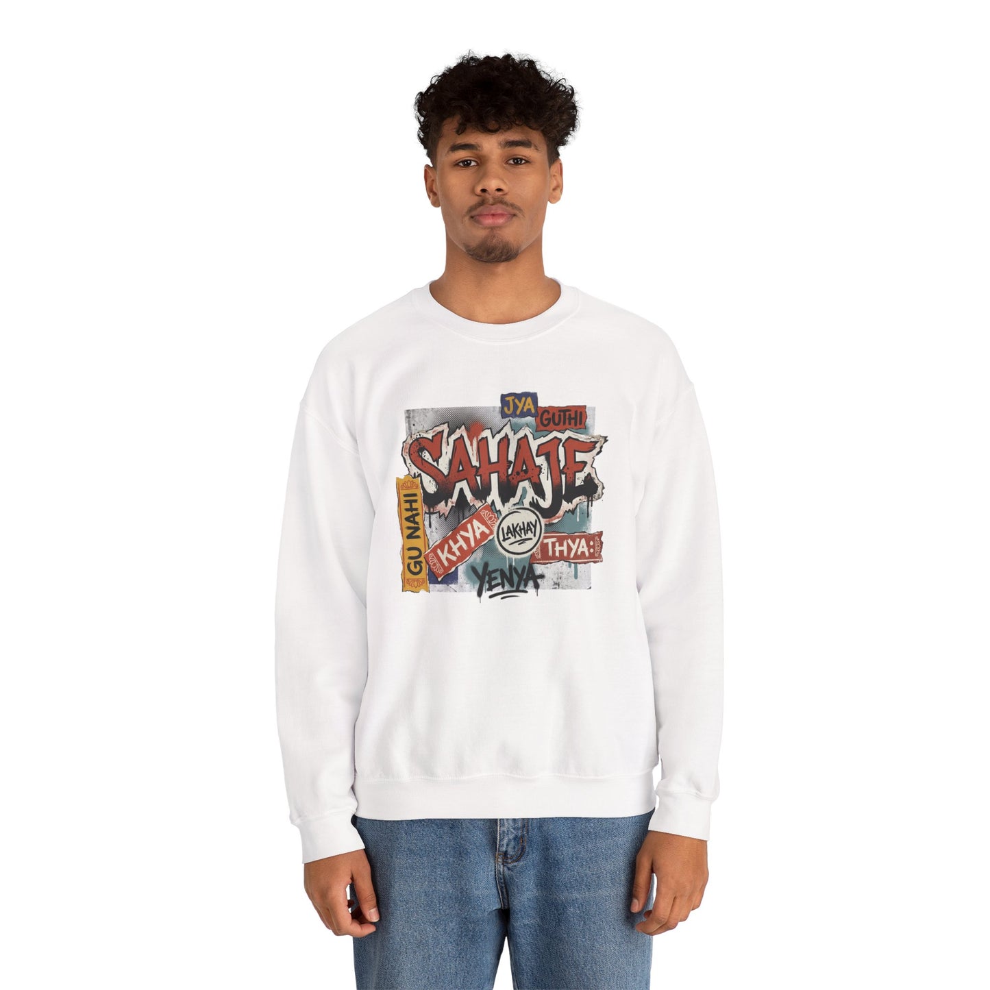 Sahajee Graphic Crewneck Sweatshirt — Urban Tagline Streetwear