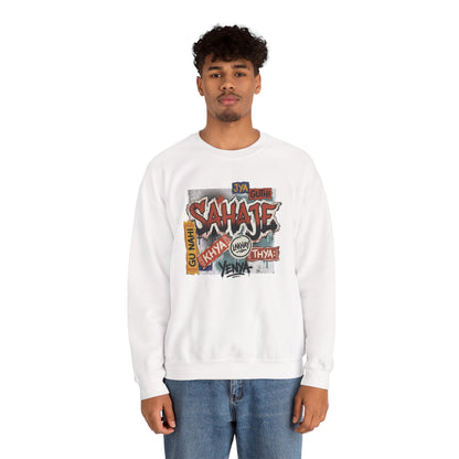 Sahajee Graphic Crewneck Sweatshirt — Urban Tagline Streetwear