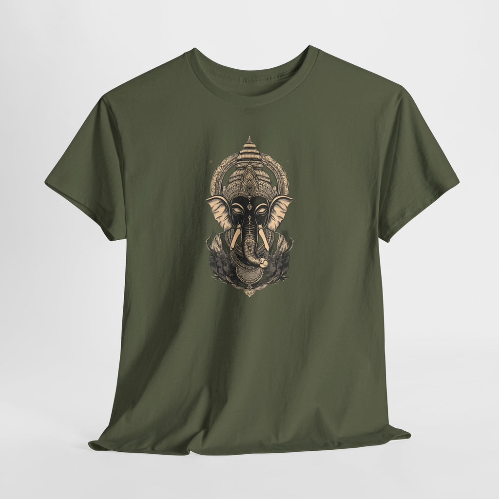 Elephant Mandala T‑Shirt — Spiritual Ganesha-Inspired Graphic Tee