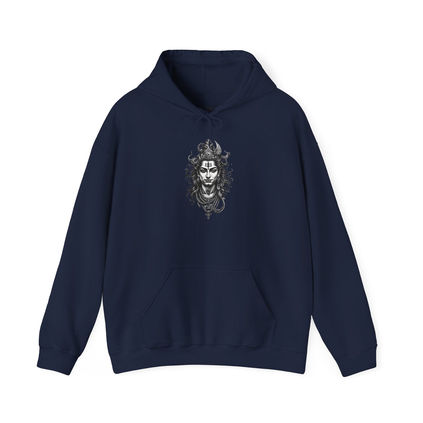 Skull Viking Hoodie — Norse Warrior Graphic Hooded Sweatshirt