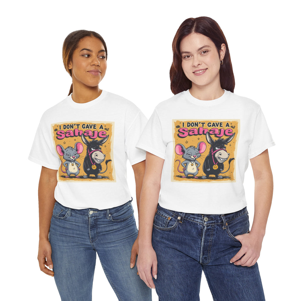 I Don't Give A Snair! Tee — Funny Mouse & Cat Graphic T-Shirt