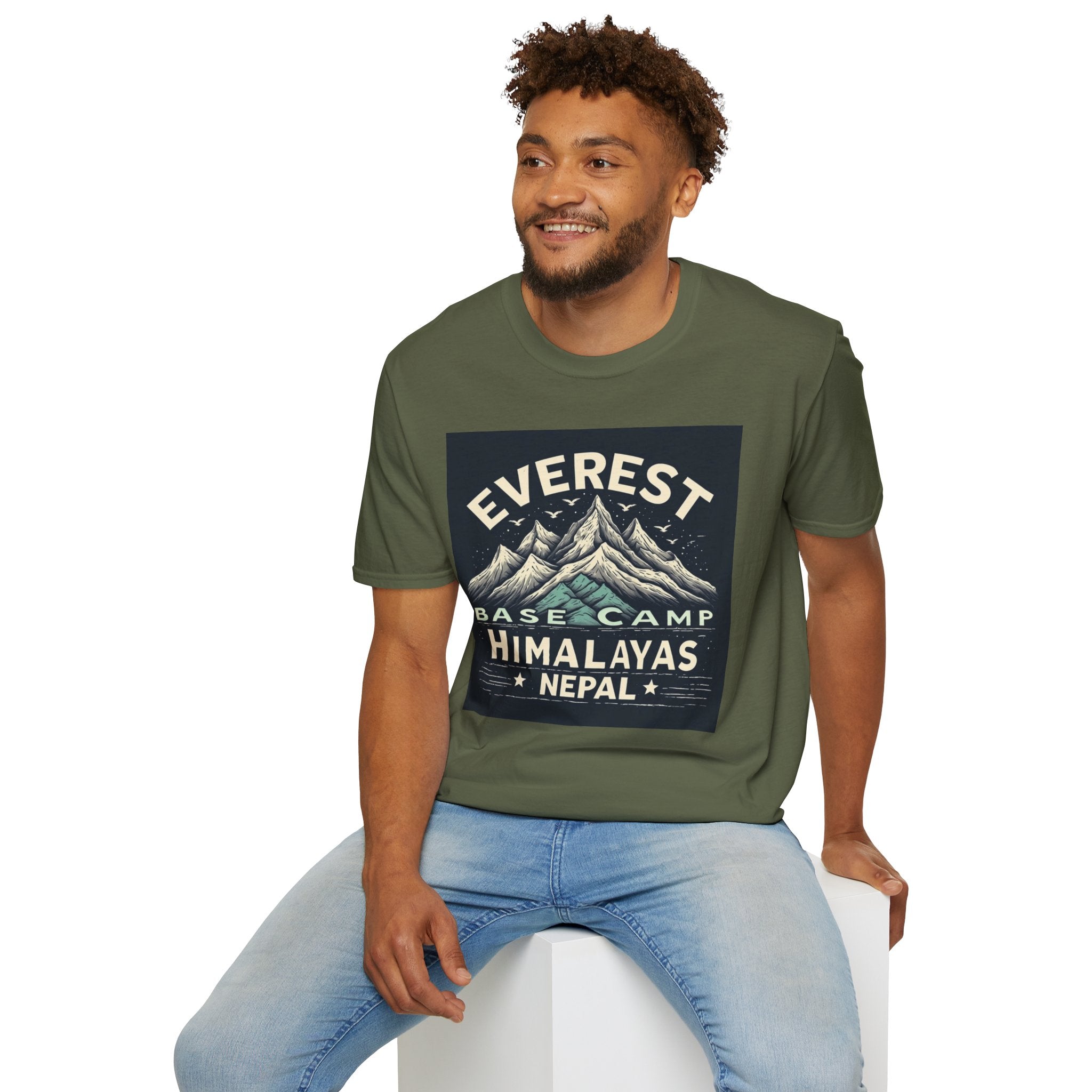 Everest Base Camp T-Shirt – Himalayas Nepal Vintage Mountain Tee