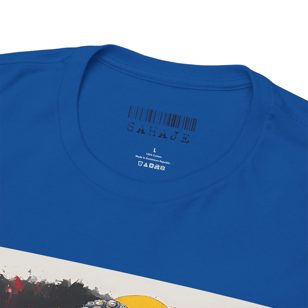 Buddha Peace Tee — Colorful Buddha & Doves Graphic T-Shirt