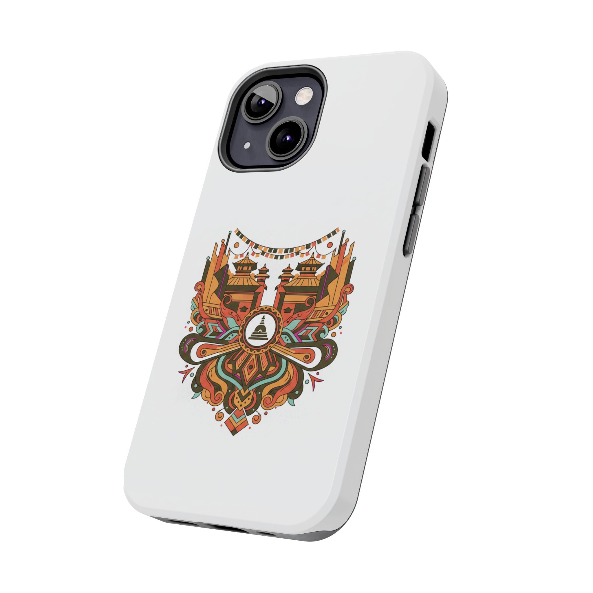 Tough Phone Case — Vintage Temple Mandala Design
