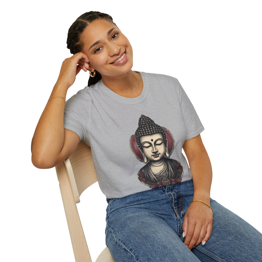 Buddha Portrait T-Shirt — Zen Meditation Graphic Tee