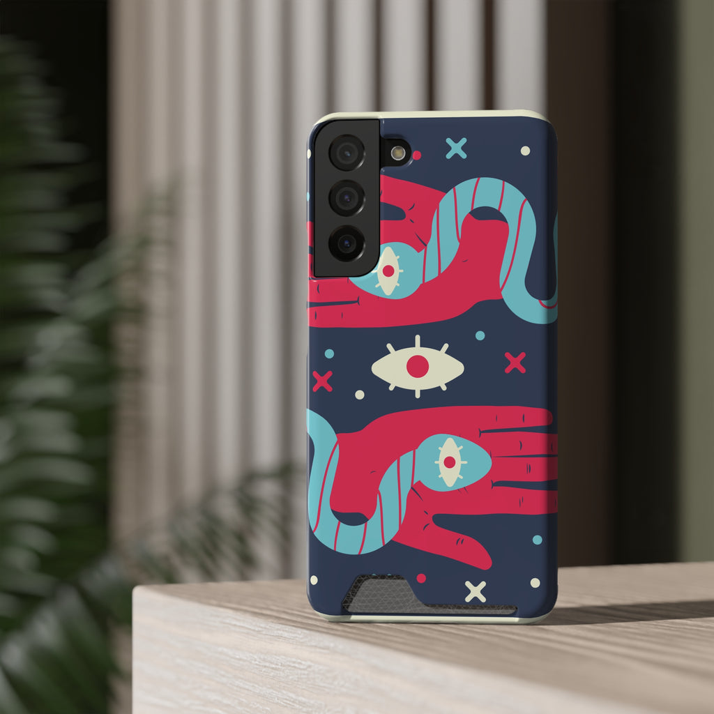 Mystical Phone Case with Card Holder - Boho Chic Style, Unique Design for Everyday Use, Perfect Gift for Creatives, Eye-Catching [...]