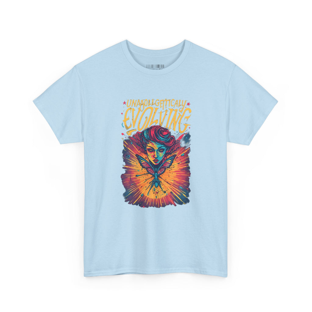 Evolving Alien Graphic Tee — "Unnaturally Evolving" Sci‑Fi Art T-Shirt