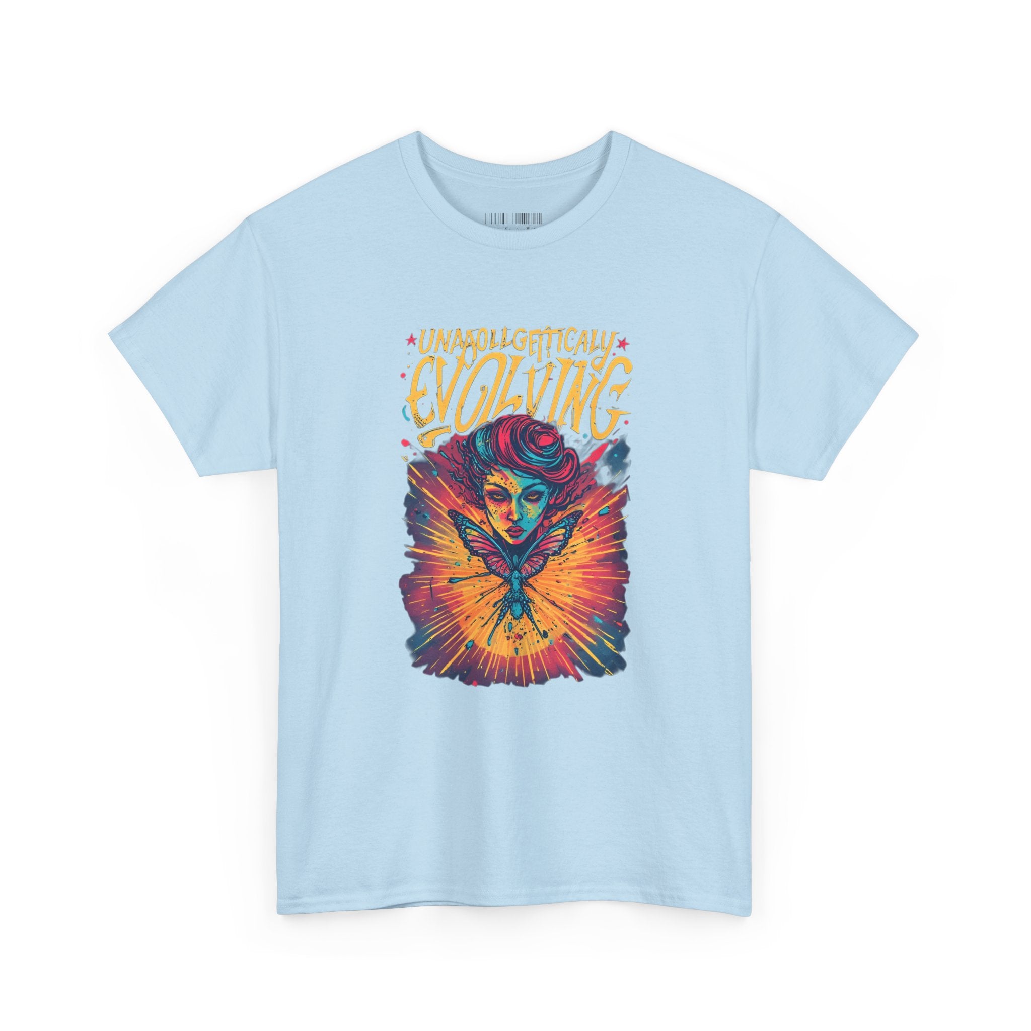 Evolving Alien Graphic Tee — "Unnaturally Evolving" Sci‑Fi Art T-Shirt