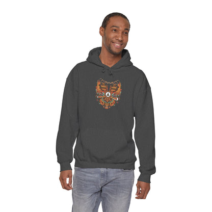 Spiritual Mandala Buddha Hoodie — Colorful Meditation Graphic Sweatshirt