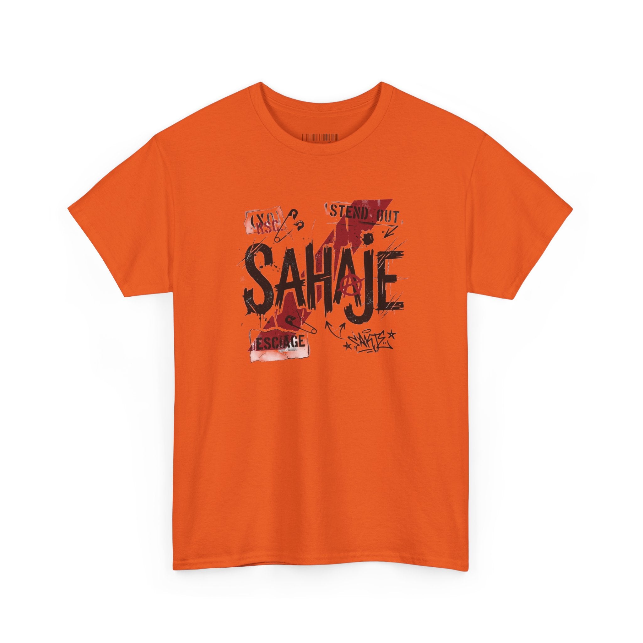 Sahaje Graphic Tee — Street Art Urban Casual T-Shirt