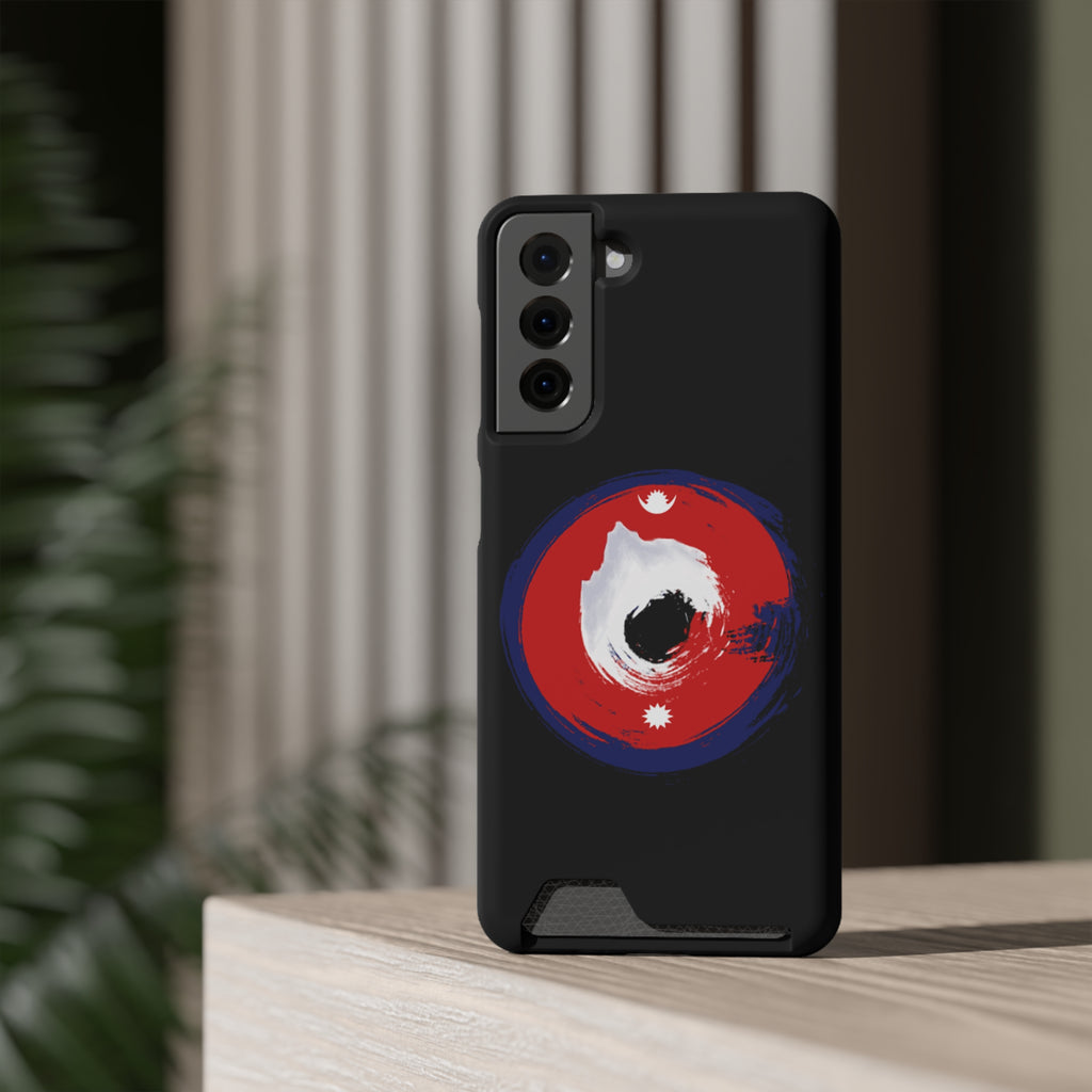 Sleek Phone Case with Card Holder – Unique Design, Gift for Students, Stylish Accessory, Everyday Use, Functional & Fashionable